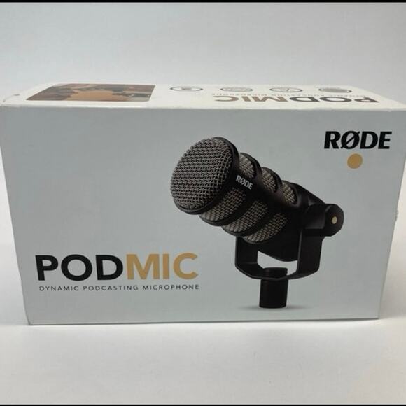 New Rode PodMic Cardioid Dynamic Broadcast Podcast Streaming Gaming Microphone - Picture 1 of 9